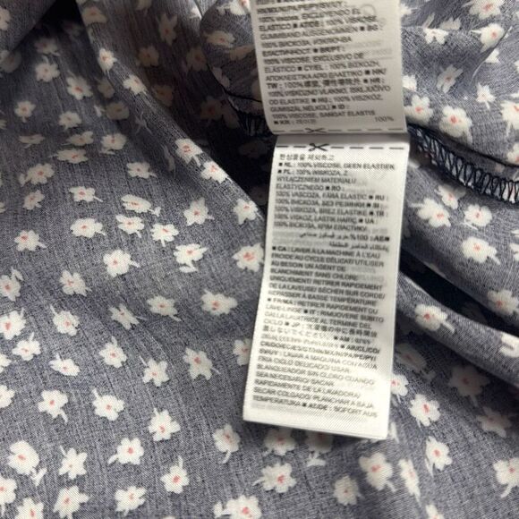Gap Women’s Navy Floral Spaghetti Strap Dress Size Small - Picture 7 of 7